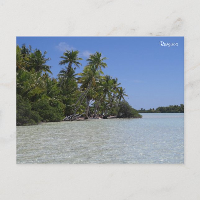 Rangiroa French Polynesia Postcard (Front)