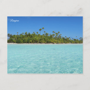 Rangiroa Tropical Island Postcard