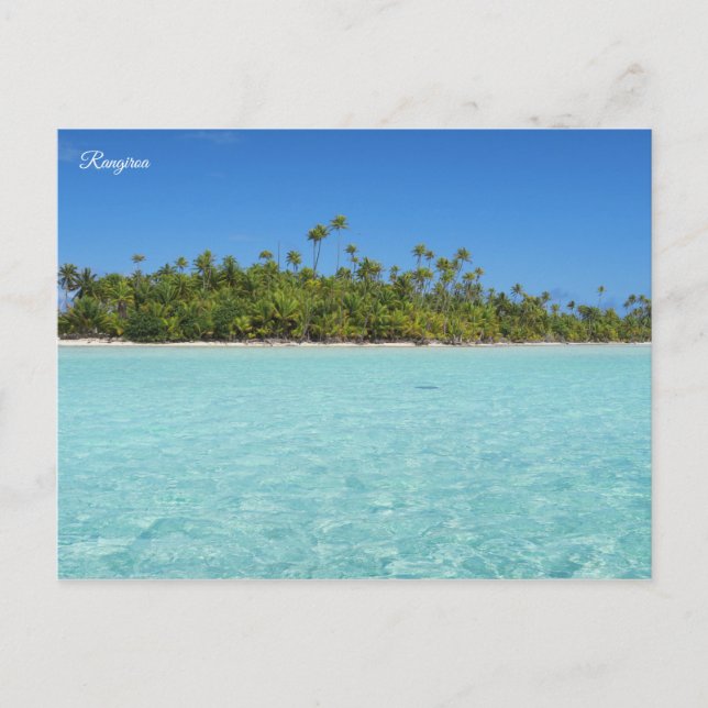 Rangiroa Tropical Island Postcard