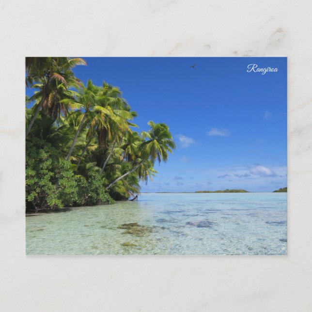 Rangiroa tropical island postcard (Front)