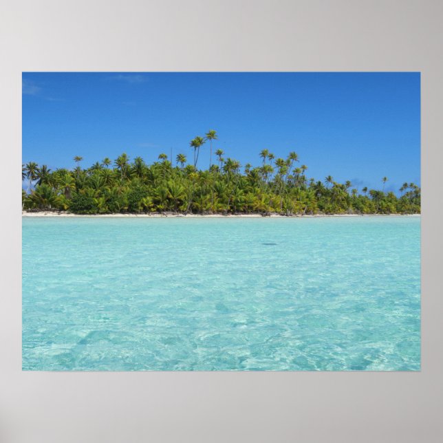 Rangiroa tropical island poster (Front)