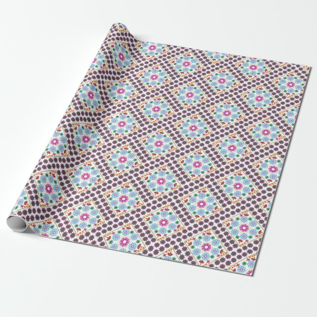 RANGOLI DESIGN  WRAPPING PAPER (Unrolled)
