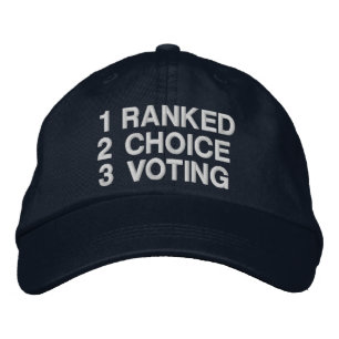Ranked Choice Voting Embroidered Hat