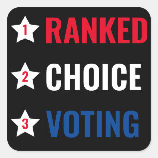 Ranked Choice Voting RCV Political Action sticker