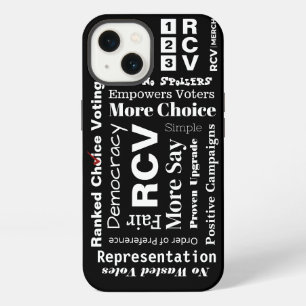 Ranked Choice Voting words Case-Mate Barely There iPhone 13 Case