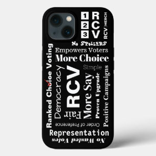 Ranked Choice Voting words Case-Mate Tough iPhone 13 Case