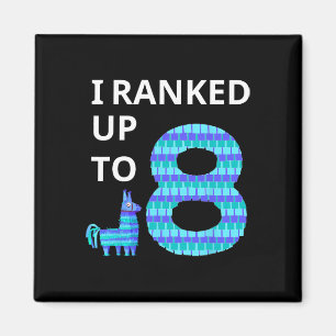 Ranked Up To 8 Birthday Video Game Llama Piñata Bi Magnet