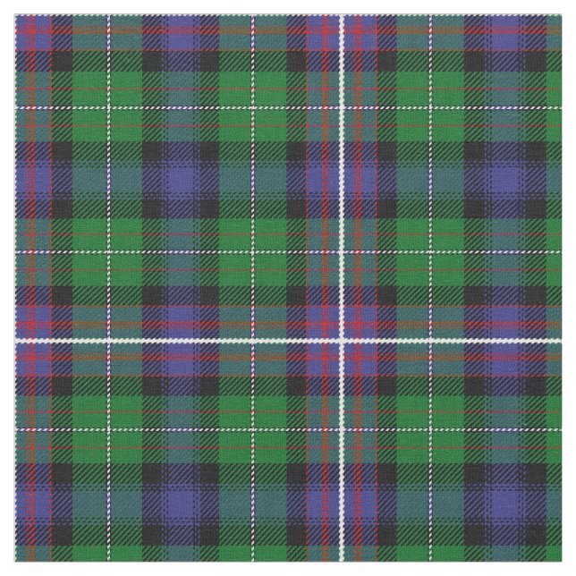 Rankine Tartan Print Fabric (Close Up)