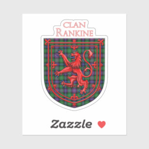 Rankine Tartan Scottish Plaid Lion Rampant