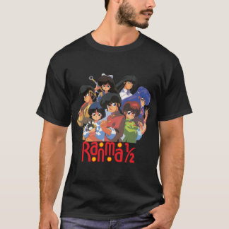Ranma Group With Logo  T-Shirt