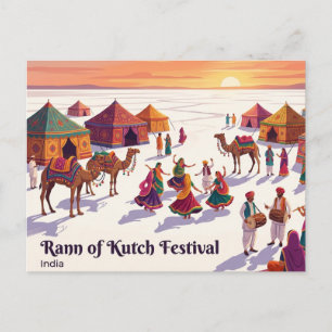 Rann of Kutch Festival India Postcard