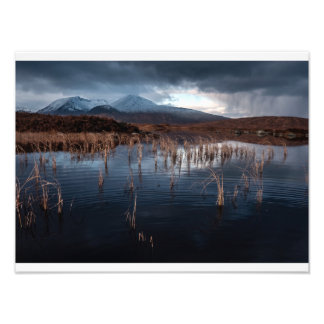 Rannoch Moor Atmospheric Image  Photo Print