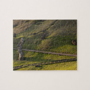 Rano Raraku, Rapa Nui, Easter Island, Chile Jigsaw Puzzle