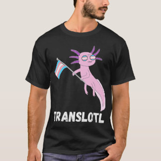 rans Axolotl ransexual Mexican Salamander LGB T-Shirt
