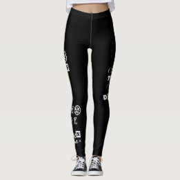 Ransom font_ ; have depression_ CTFOD Leggings