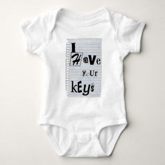 Ransom Note Baby Bodysuit
