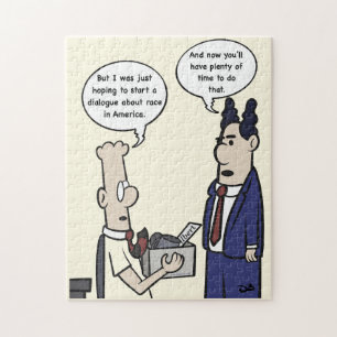 Rant Cartoon Jigsaw Puzzle
