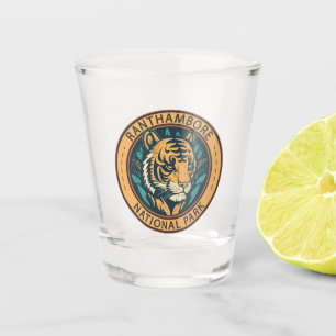 Ranthambore National Park India Vintage Shot Glass