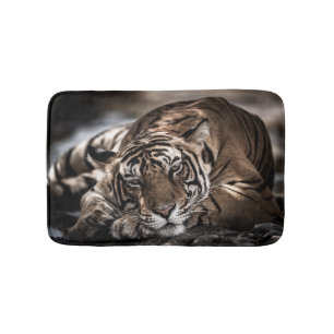 Ranthambore tiger: close-up fine art. bath mat