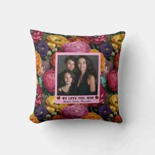 Ranunculus Bouquet Mother Apartment Decor Classic Cushion