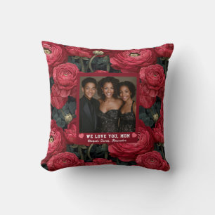 Ranunculus Flower Best Dog Mum Diy Décor Elegant Cushion