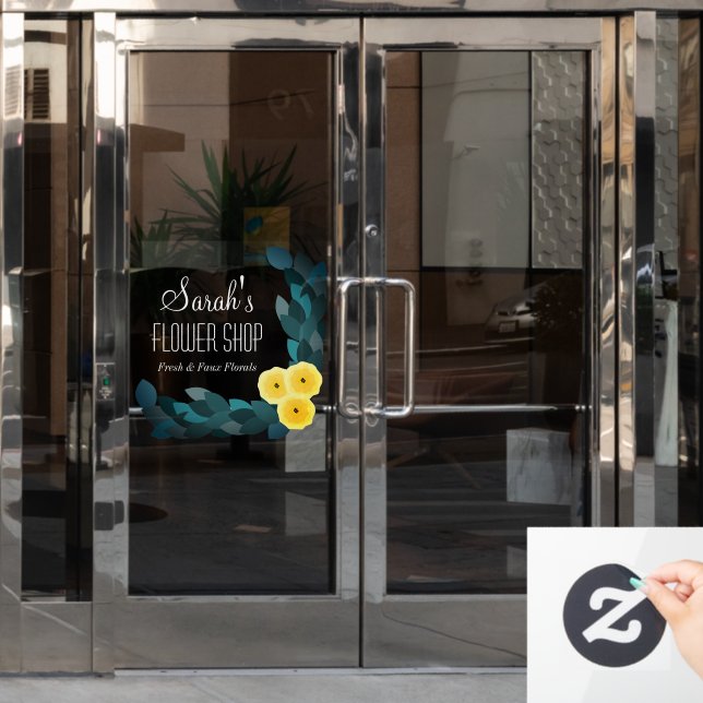 Ranunculus Flower Shop Business (Office Door)