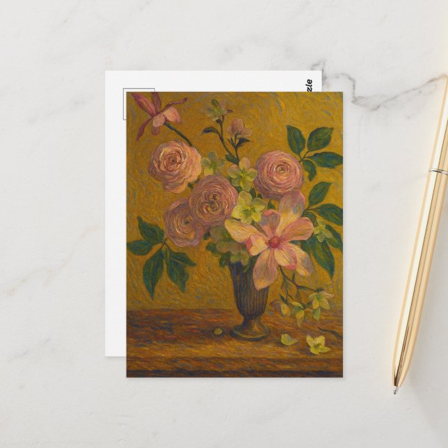 Ranunculus Postcard (Front/Back In Situ)