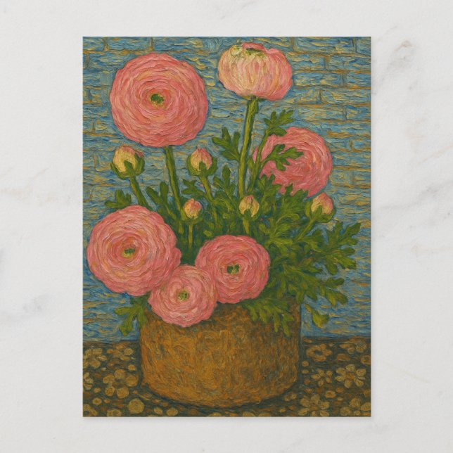 Ranunculus Postcard (Front)