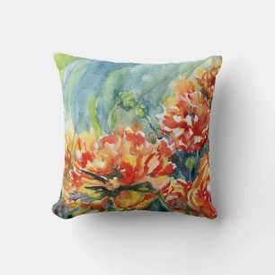 Ranunculus Throw Pillow