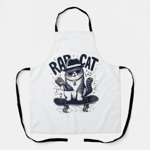 Rap Cat Harmony Apron