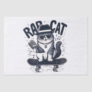 Rap Cat Harmony Tissue Paper