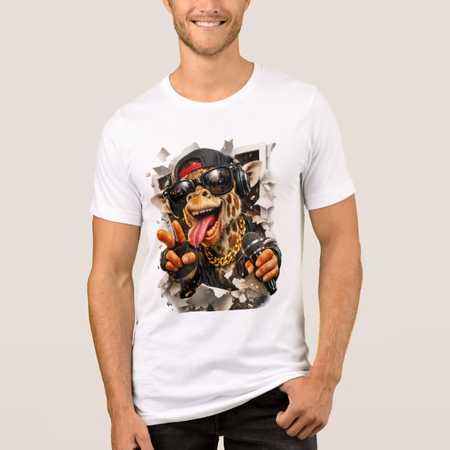 Rap Giraffe Breakout Tee (Front)