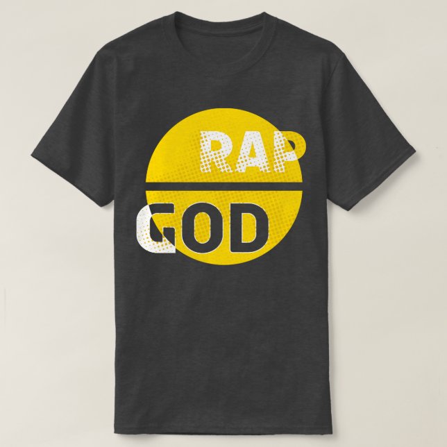 Rap God Hip Hop Music T-Shirt (Design Front)