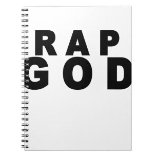 Rap God Shirt M.png Notebook