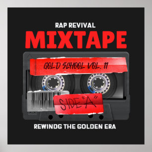 Rap Revival Golden Era Mixtape Poster