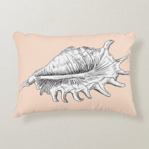 Rapana Seashell Decorative Cushion