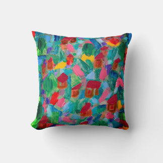 Raphael Сanossa mountain village in Spain pilow Cushion