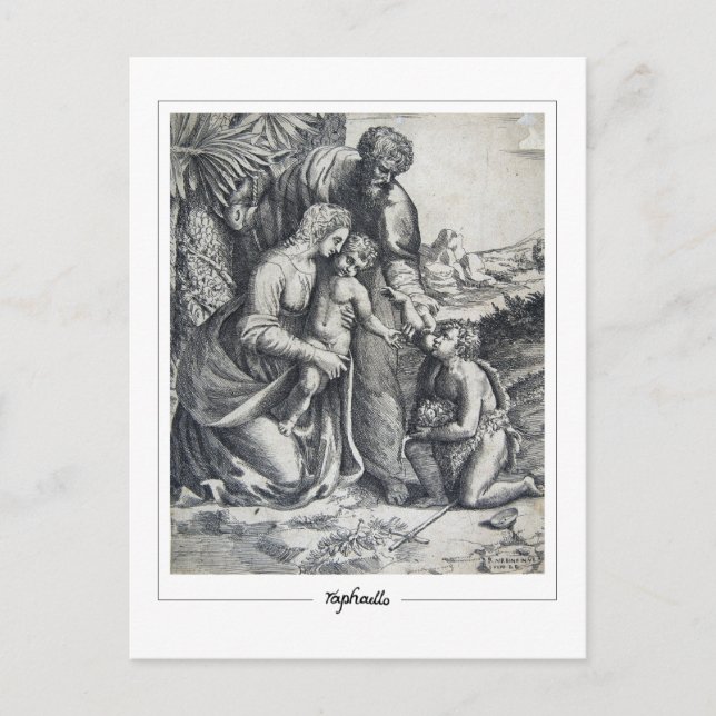 Raphael #212 - Fine Art Postcard (Front)