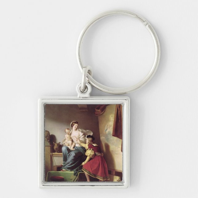 Raphael Adjusting his Model's Pose his Key Ring (Front)