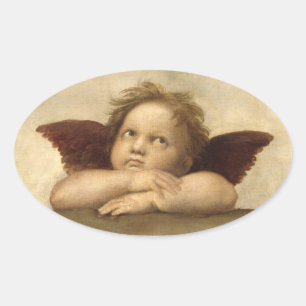 Raphael Angel 2 Oval Sticker