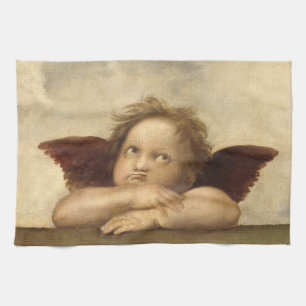 Raphael Angel 2 Tea Towel