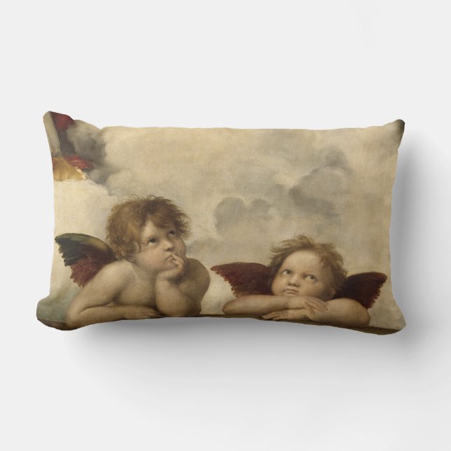 Raphael Angels Lumbar Cushion (Front)