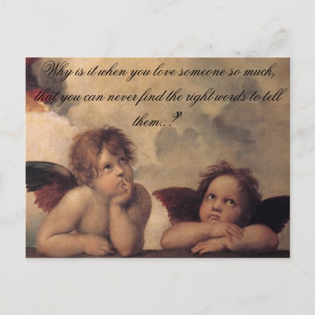 Raphael Angels Postcard (Front)