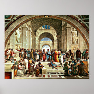 Raphael art - School of Athens - Poster