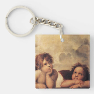 Raphael Art Work Painting Key Ring