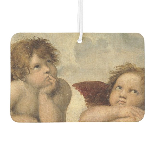 Raphael Cherubs Angels Car Air Freshener (Back)