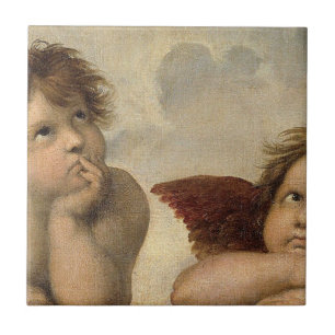 Raphael Cherubs Angels Ceramic Tile