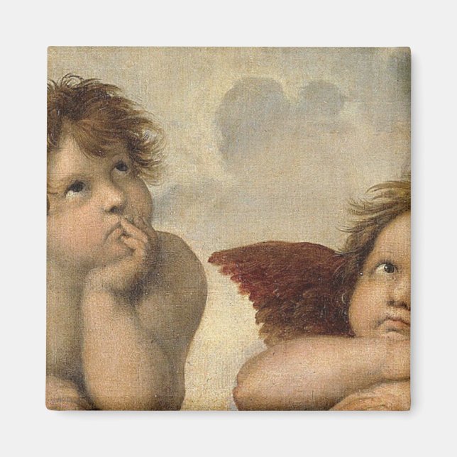 Raphael Cherubs Angels Magnet (Front)