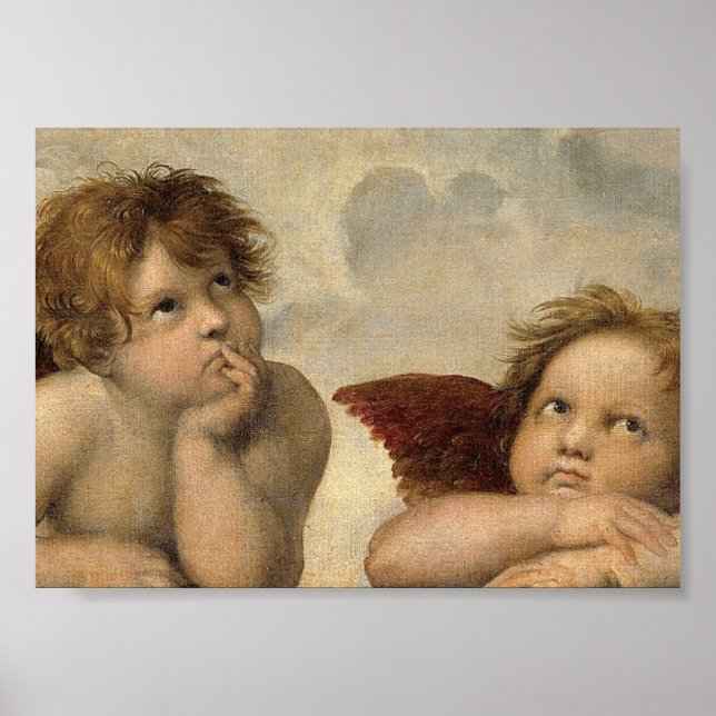 Raphael Cherubs Angels Poster (Front)