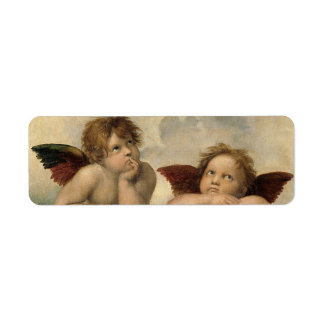Raphael Cherubs Angels Return Address Label